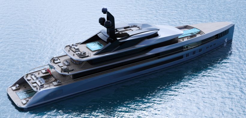 Here's A Superyacht With 9.5m-long Flying Pool